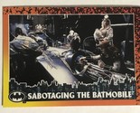 Batman Returns Vintage Trading Card #51 Sabotaging The Batmobile - £1.55 GBP