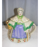 Vintage Shawnee 1940&#39;s Porcelain Tea Pot Granny Ann Purple Arron 4-south - €105,54 EUR