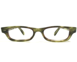 Jean Lafont Eyeglasses Frames AGO 071 Green Brown Tortoise Rectangular 4... - $128.69