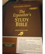 Jimmy Swaggart Expositor’s Study Bible KJV Cromwell Bonded Leather Black  - $54.44