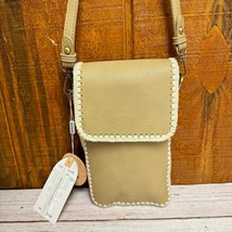 URBAN ORIGINALS Love Fest Crochet Crossbody - Taupe - $30.00