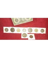 SILVER MEXICAN COLLECTION OF COINS (9) UNC. MINT 1969 CINCO PESO ..NICE ... - $1,332.57 MXN