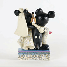 Disney Jim Shore Wedding Figurine Mickey Mouse and Minnie Mouse 6.62" High image 2