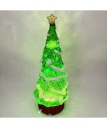Swirling Glitter 1ft Christmas Tree Water Snow Globe Light Up Lamp W/BAT... - €42,65 EUR