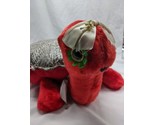 Vintage Handmade Unique Turtle Plush Pillow With Faux Snakeskin Shell 20... - $98.99