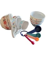 Pioneer Woman ~ KEEPSAKE FLORAL ~ 12 Piece ~ Melamine ~ Measuring ~ Prep... - €25,68 EUR