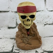 Vintage Molded Rubber Pirates of the Caribbean Toy Skull Walt Disney Rep... - $49.49