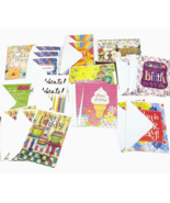 23 Happy Birthday Cards 7x4.75 with Envelopes Glitter Collective Goods - £37.82 GBP