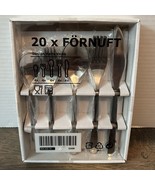 NEW IKEA Fortnuft Flatware Stainless Steel Lot 20 Utensils Forks Knives ... - $40.94 CAD