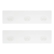 2 Pieces Shower Caddy Replacement Transparent Strong Adhesive Patch For Shower C - £9.57 GBP