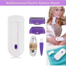 Women Laser Rechargeable Epilator Remover Smooth Touch Hair Removal Instant Pain - £10.09 GBP