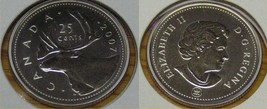 2007 P Canada 25 Cent Caribou Quarter Specimen Proof - $5.22