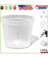 Elegant 3-Pack of 5 Inch Slotted Orchid Pots with UV Protection - For Al... - $664.49 MXN