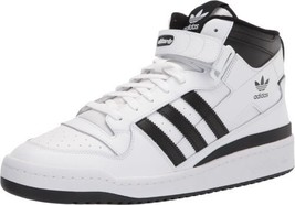 adidas Mens Forum Mid Sneakers Color White/Black/White Size 13 - $108.90