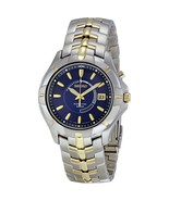 NEW* Seiko SKA402 Kinetic Mens Stainless Steel Two-Tone Watch MSRP $495! - £145.08 GBP