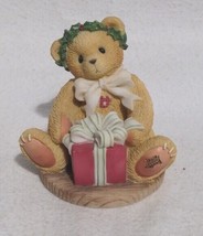 Cherished Teddies Margy &quot;I&#39;m Wrapping Up A Little Holiday Joy&quot; Avon Exclusive - £8.27 GBP
