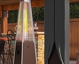Pyramid Patio Heater, 48,000 Btu Outdoor Patio Heater, Quartz Glass Tube... - $482.99