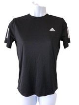 Unisex Adidas Men&#39;s Own the Run Tee - Black / Reflective Silver See Pics... - $13.10