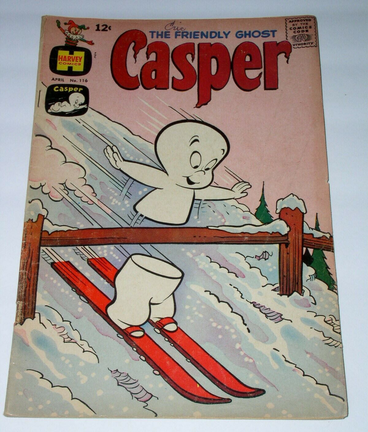 Casper The Friendly Ghost Comic Book Vol. 1 No. 116 Vintage 1968 Harvey - $19.99