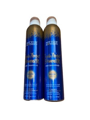 2 Pack - NOT YOUR MOTHER&#39;S TRIPLE THREAT BRUNETTE DRY SHAMPOO 7oz - $38.38