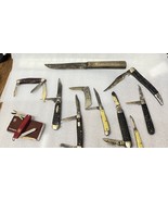 vtg knife lot case powr-kraft zippo imperial camillus utica camco ontari... - $136.67 CAD