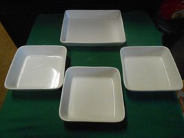 Great Set of 4 OVENWARE DISHES...1 Large and 3 Smaller Serving Dishes - £7.49 GBP