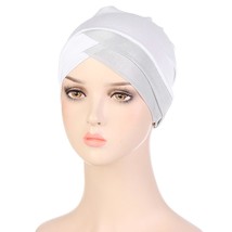 Forehead Cross Muslim Ts For Women Hijab Caps Indian Hats Stretch  Islamic Inner - £19.79 GBP