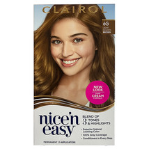 New Clairol Nice&#39;n Easy Permanent Hair Color, 6G Light Golden Brown - £15.12 GBP