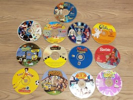 Lot Of 25 PC Games DISC ONLY Computer Games Vintage Digimon Barbie with case - £47.12 GBP