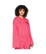 Juicy Couture Raspberry Sorbet Glitter French Terry Pullover Wide Sleeve... - £34.44 GBP