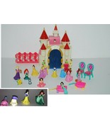 Disney Polly Pocket Beauty &amp; the Beast Castle 2009 Mattel &amp; PRINCESS Fig... - $68.95 CAD