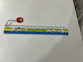 Vintage 1960s Peanuts Metric Ruler With Dog House Name Tag Hong Kong - $561.64 MXN