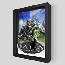 Halo Combat Evolved Framed Shadow Box Wall Art 12x16 Poster - £197.23 GBP