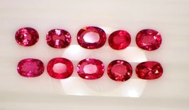 13.68 Cts 10 qty  Natural * Mahenge Spinel, neon pink red spinel from Tanzania - £16,848.68 GBP