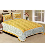 Rastogi Handicrafts Double Bedsheet Queen Size Tapestry Printed with 2 P... - $21.55