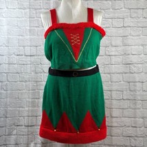 Christmas Sexy Elf 2-Piece Costume Women&#39;s 3XL Santas Helper Outfit Sweater - £19.16 GBP