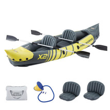 PROMARINE Inflatable Kayak Set Blow up Kayak Foldable Paddle Boat with A... - £332.31 GBP