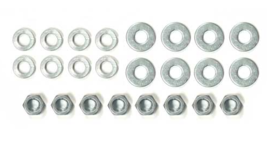 1956-1957 Corvette Nut And Washer Set Rear Exhaust Bumper Trim Attaching - £13.97 GBP