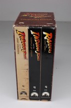 Indiana Jones Trilogy Collector&#39;s Edition (VHS,1989) Harrison Ford - £12.56 GBP