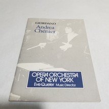 Andrea Chenier Giordano Opera Orchestra of New York Eve Queler Music Director - £9.52 GBP