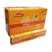 TRIDEV  Yoga Fragrance Premium Incense Agarbatti Sticks 180 Incense 12 Pcs - £18.39 GBP