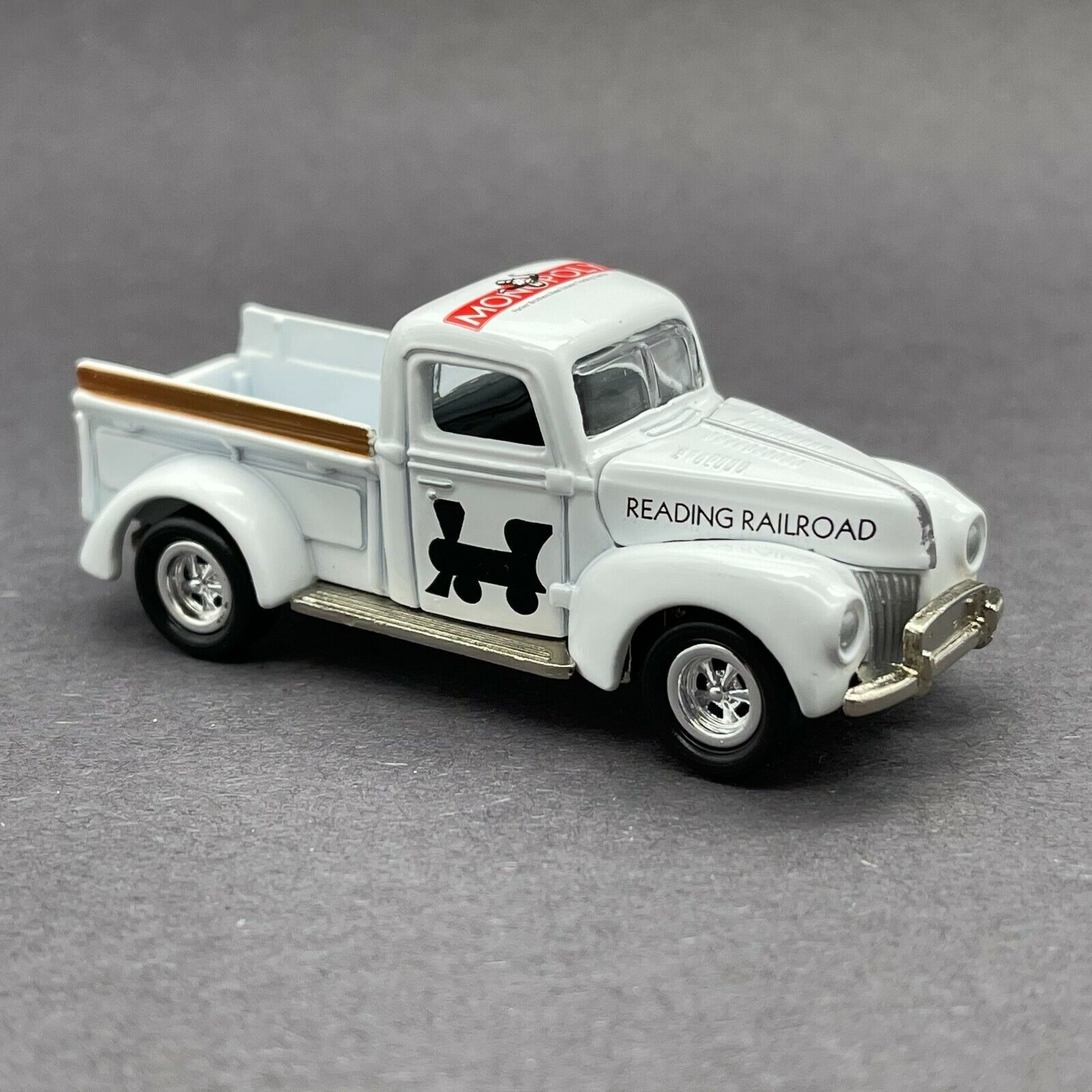 Primary image for Johnny Lightning Monopoly Reading Railroad 1940 '40 Ford Pickup Truck 1/64 Loose