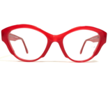 Struktur Eyeglasses Frames The WONDERFUL Rouge Intense Red Cat Eye 52-19... - £258.25 GBP