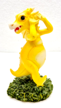 Land Of The Dragons Yellow Dragon Figure Sunscreen DR45  Vintage 2003 Resin - $279.41 MXN