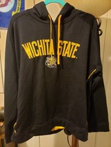 Wichita State shockers Black Yellow Mens XL Hoodie Sweatshirt pullover NCAA - £27.24 GBP