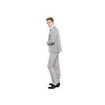 Men 3pc European Vested Suit WESSI by J.VALINTIN Extra Slim Fit JV44 Houndstooth image 2