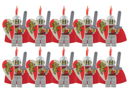 Medieval Red Lion Knights 10pcs Set D Building Blocks - £13.32 GBP