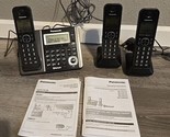 Panasonic KX-TGF370 Base &amp; 3 Handset Home Phone System Tested Working - $28.98