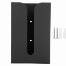 Wall Mounted Tissue Box Holder Black Aluminum 18x12x9cm - $1,014.75 MXN