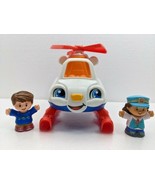 Fisher Price Little People Helicopter With Sounds  Interactive! Works /2... - $16.25